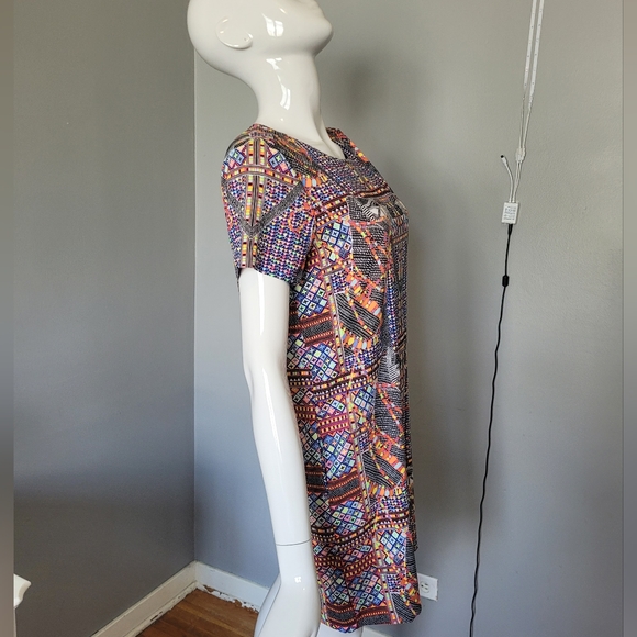 Mara Hoffman Camel Print Mini Shift Dress, VGUC, Size S - Picture 3 of 9